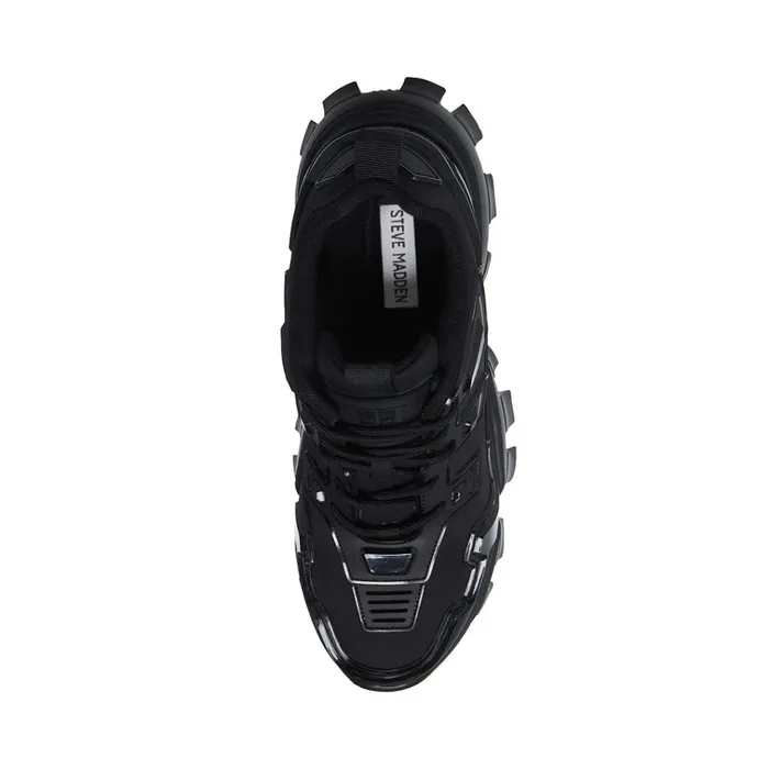 Womens Ponced Black Steve Madden Sneakers