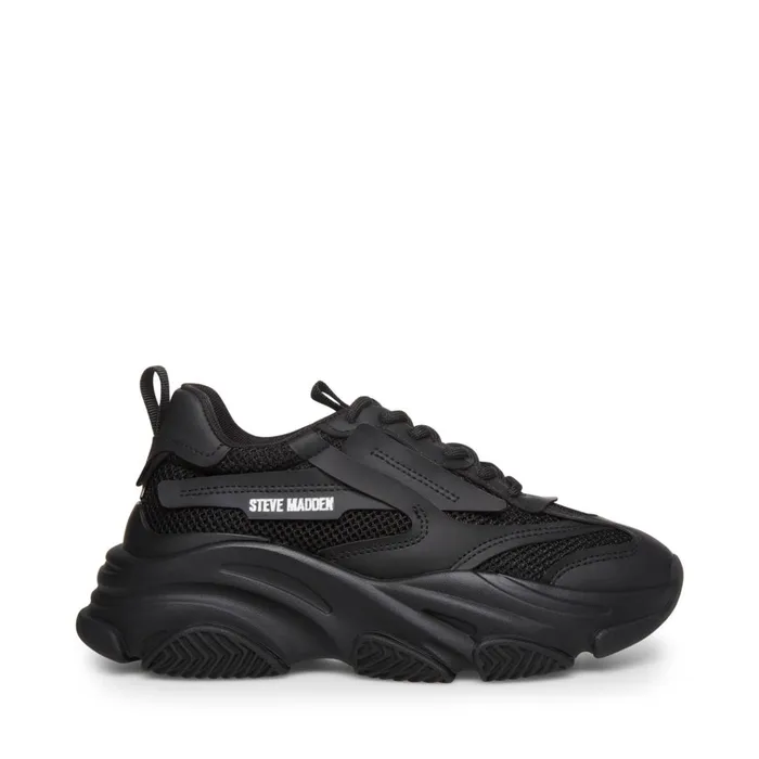 Womens Possession Black Steve Madden Sneakers