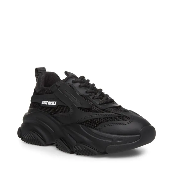 Womens Possession Black Steve Madden Sneakers
