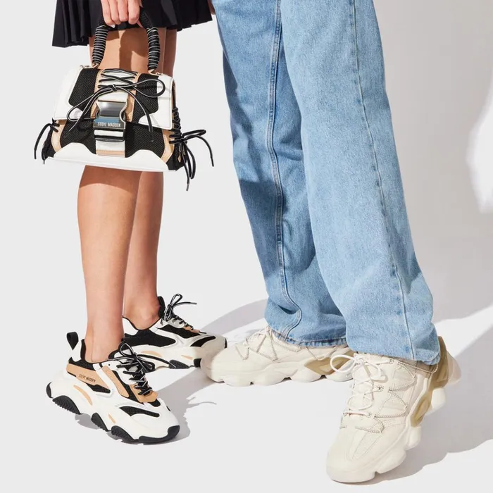 Womens Possession BlackTan Steve Madden Sneakers