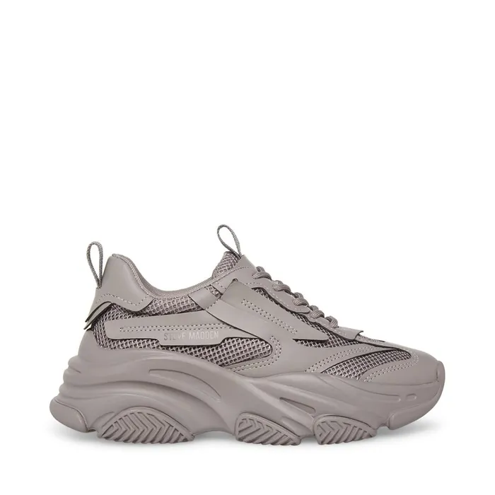 Womens Possession Charcoal Steve Madden Sneakers