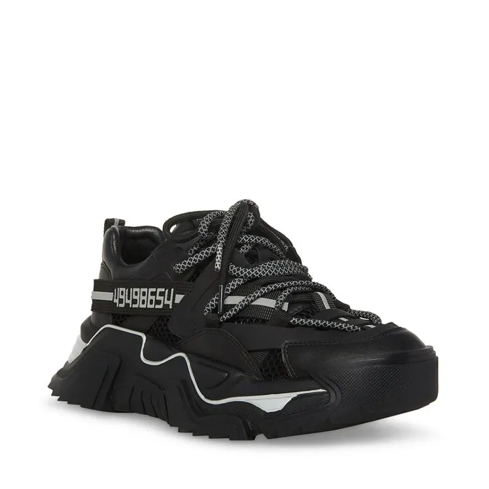 Womens Power Black Steve Madden Sneakers