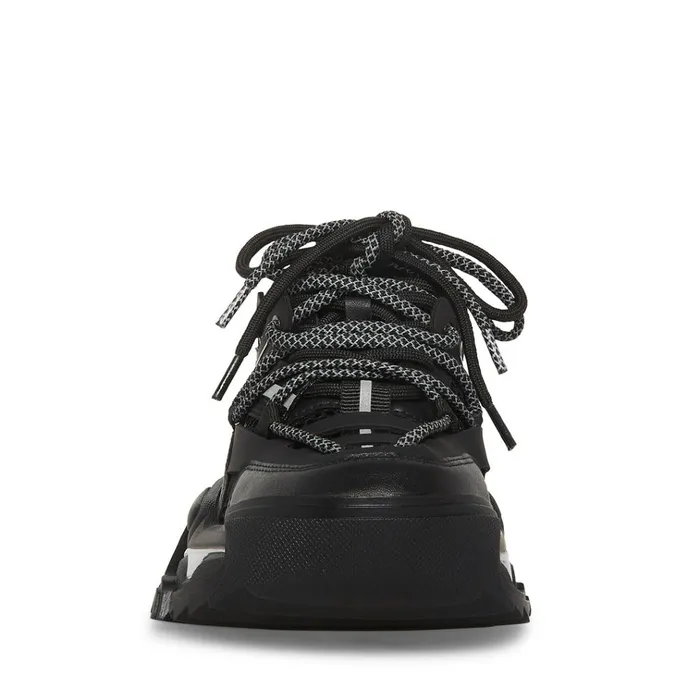 Womens Power Black Steve Madden Sneakers