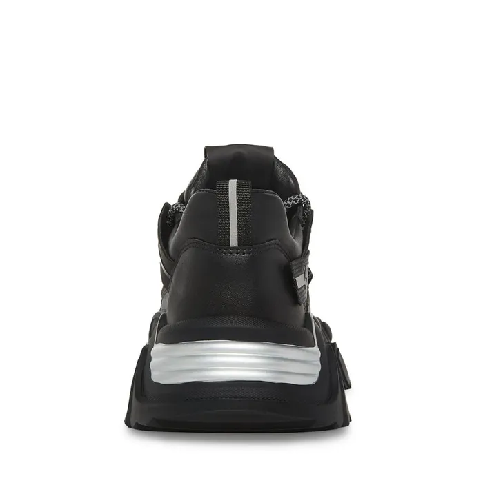 Womens Power Black Steve Madden Sneakers
