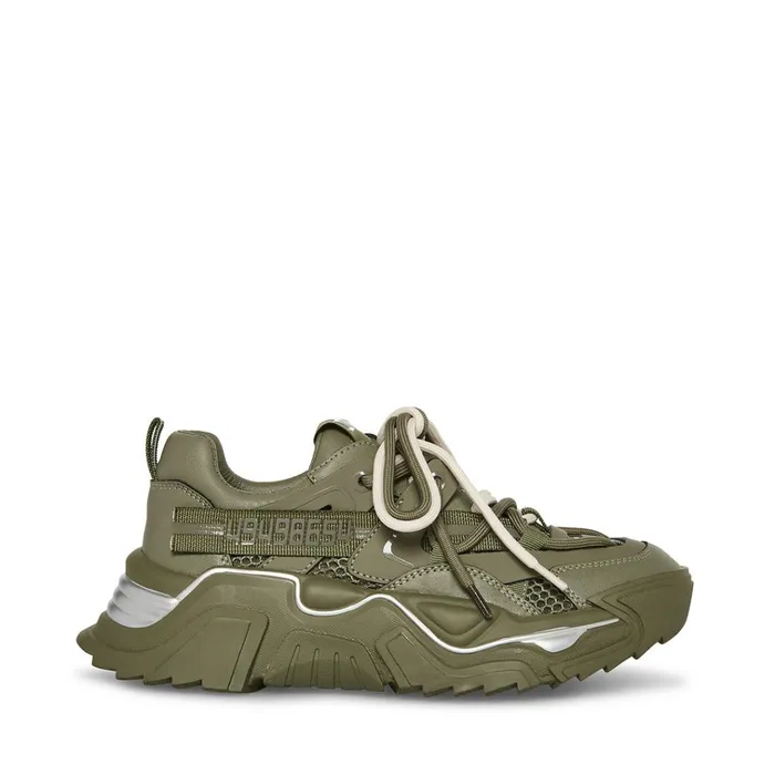 Womens Power Olive Steve Madden Sneakers