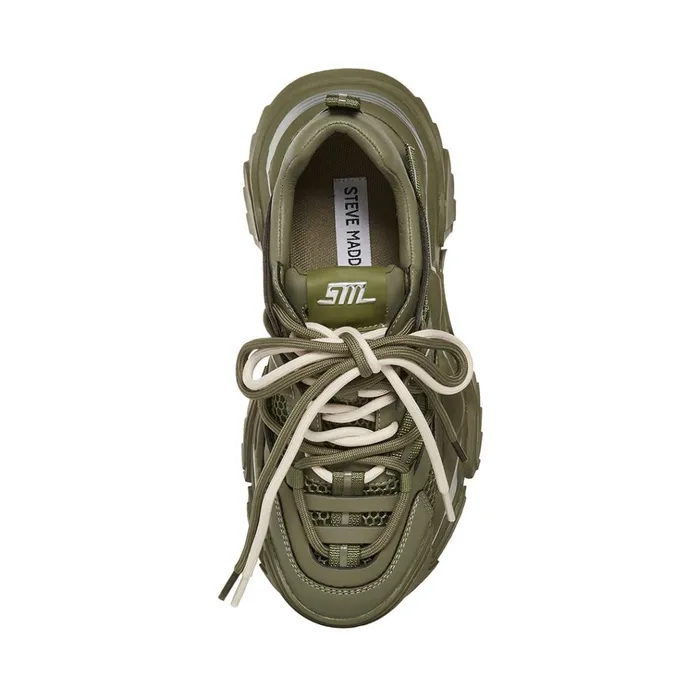 Womens Power Olive Steve Madden Sneakers
