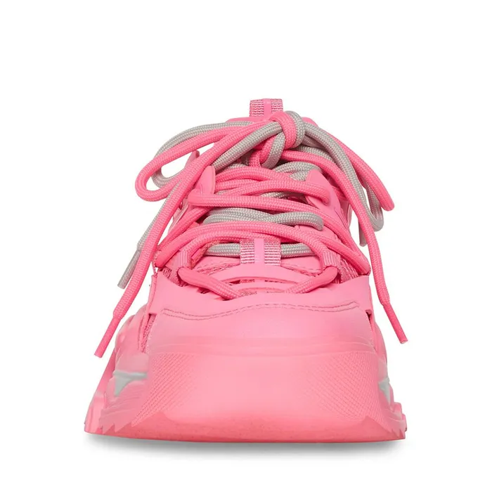 Womens Power Pink Steve Madden Sneakers