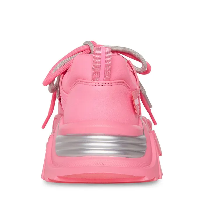 Womens Power Pink Steve Madden Sneakers