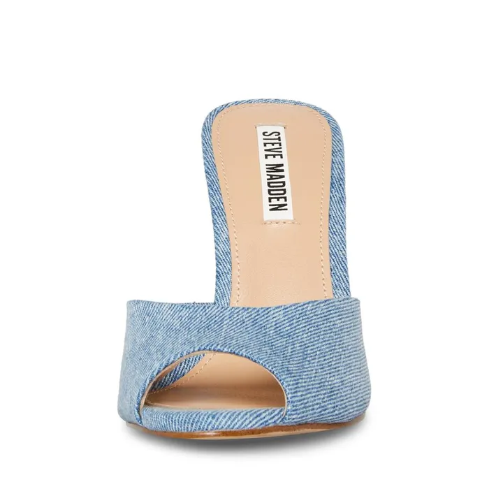 Womens Priya Denim Fabric Steve Madden Heels Womens Priya Denim Fabric Steve Madden Heels