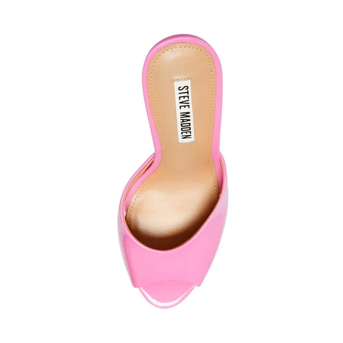 Womens Priya Pink Patent Steve Madden Heels Womens Priya Pink Patent Steve Madden Heels