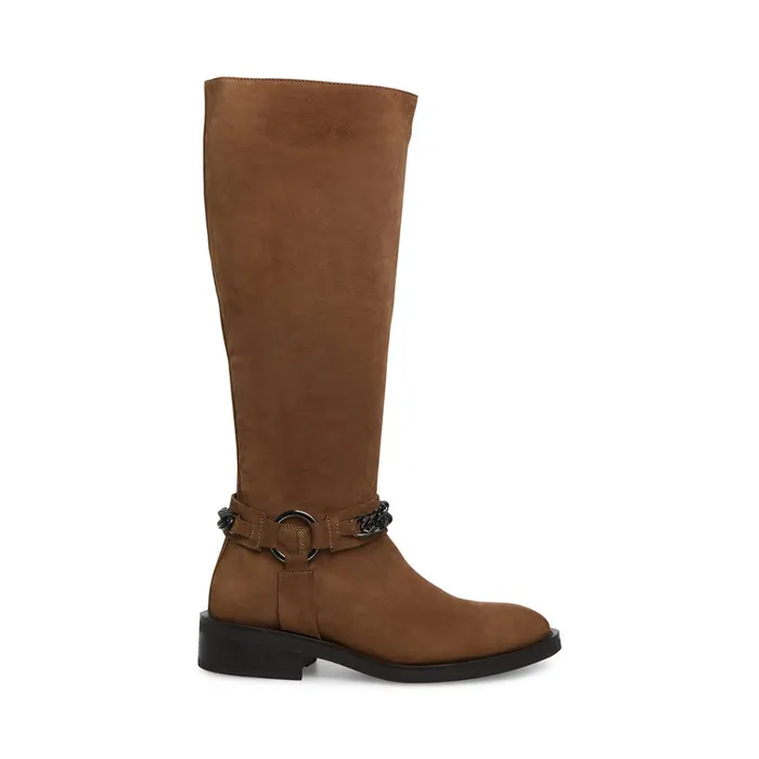Womens Quin Taupe Nubuck Steve Madden Boots and Booties