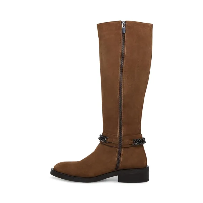 Womens Quin Taupe Nubuck Steve Madden Boots and Booties