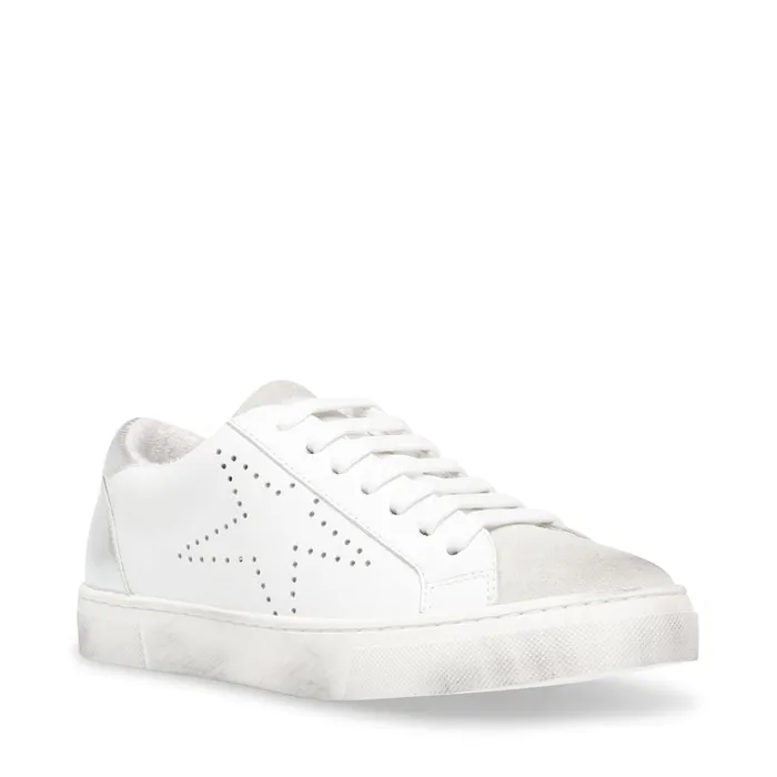 Womens Rezza White Steve Madden Sneakers
