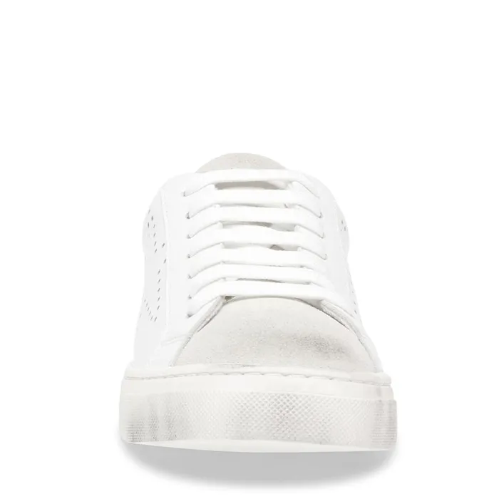 Womens Rezza White Steve Madden Sneakers
