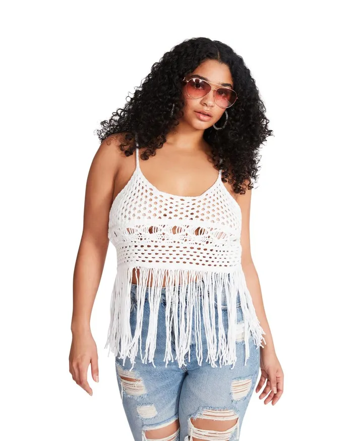 Womens Ria Top White Steve Madden Tops and Shirts