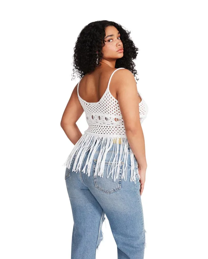 Womens Ria Top White Steve Madden Tops and Shirts