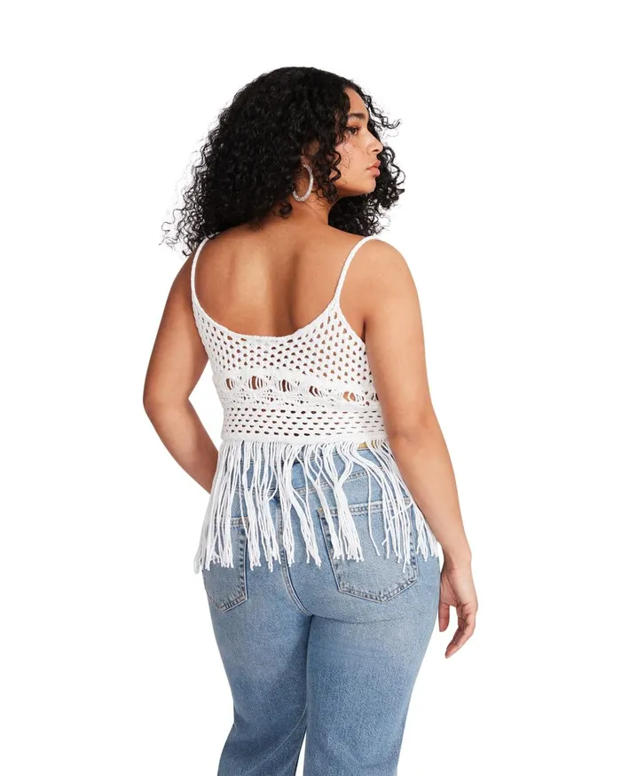 Womens Ria Top White Steve Madden Tops and Shirts