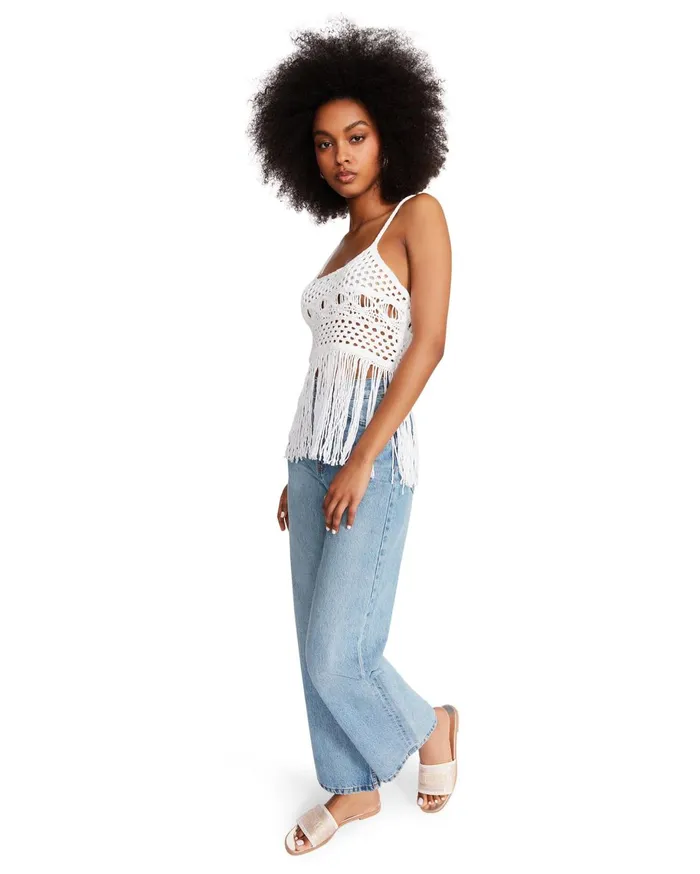 Womens Ria Top White Steve Madden Tops and Shirts