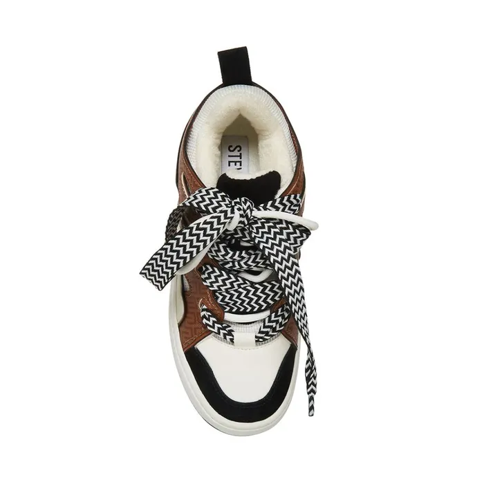 Womens Roaring Brown Multi Steve Madden Sneakers