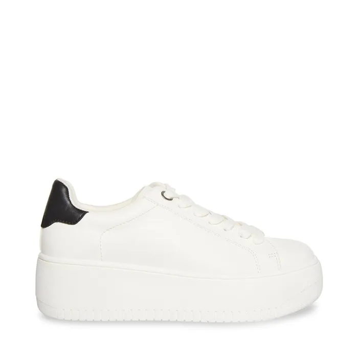 Womens Rockaway WhiteBlack Steve Madden Sneakers