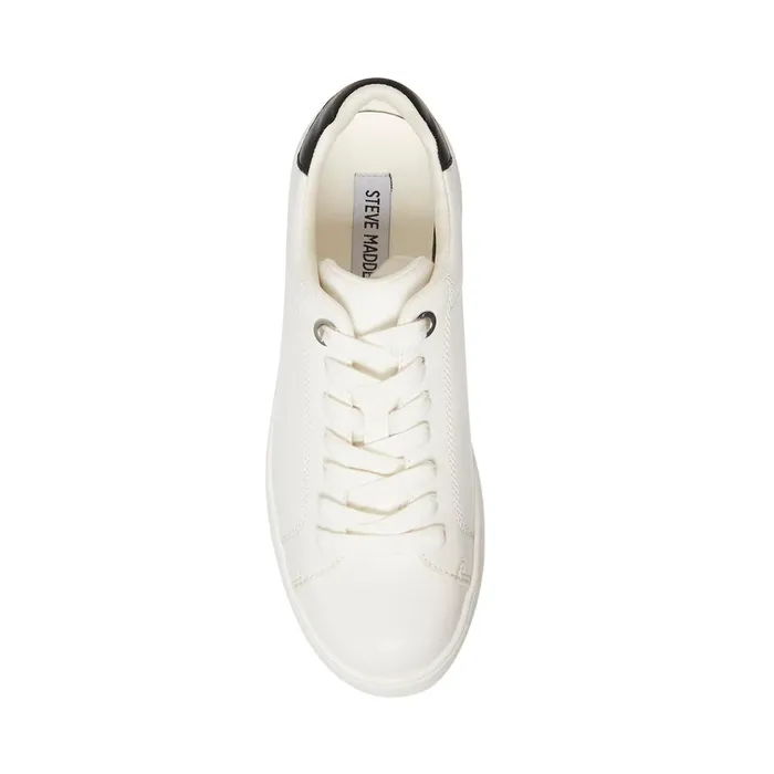 Womens Rockaway WhiteBlack Steve Madden Sneakers