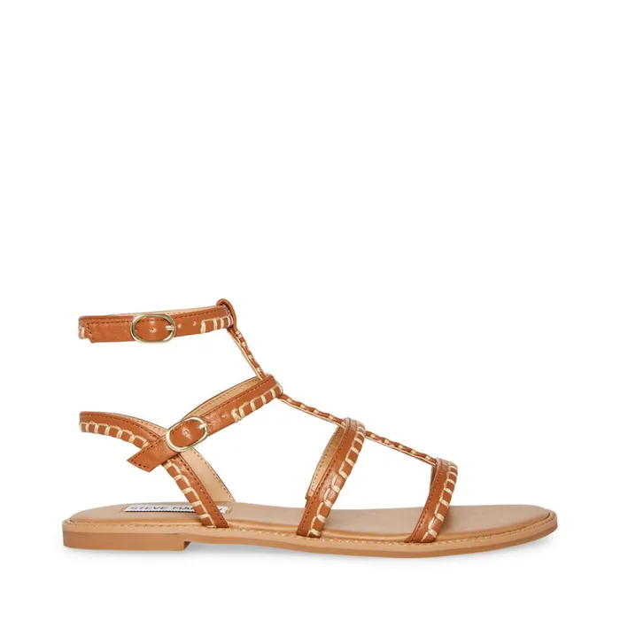 Womens Roman Cognac Steve Madden Sandals