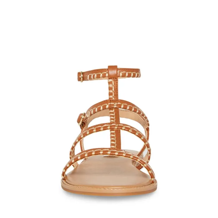Womens Roman Cognac Steve Madden Sandals