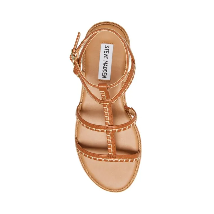 Womens Roman Cognac Steve Madden Sandals