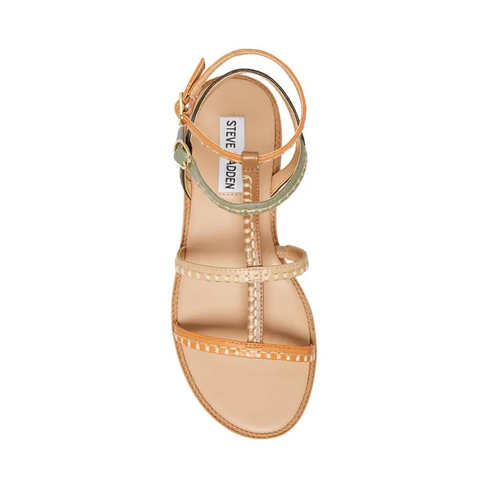 Womens Roman Natural Multi Steve Madden Sandals