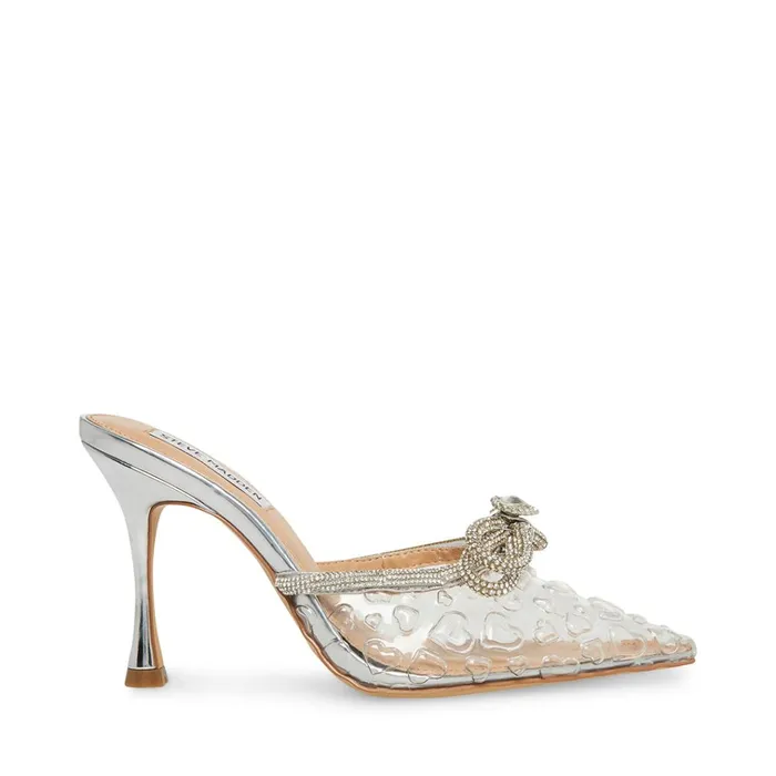 Womens Royal Clear Steve Madden Heels