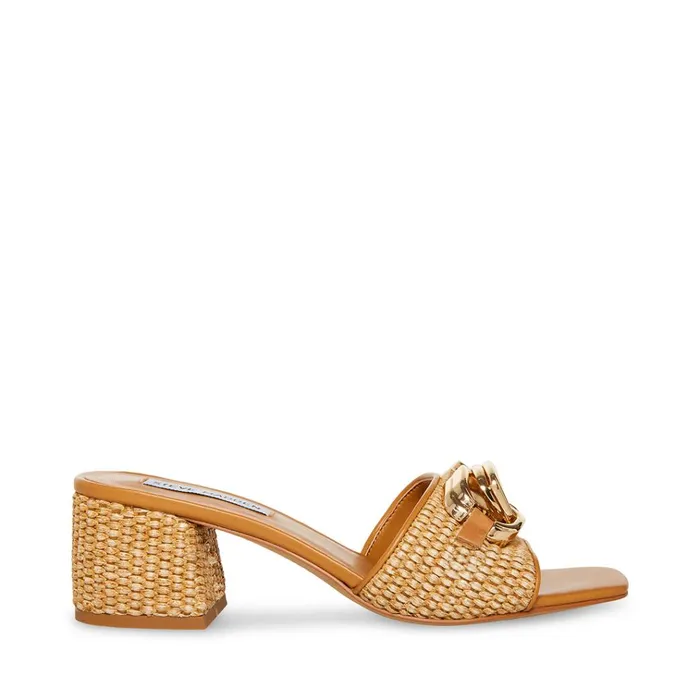 Womens Santana Raffia Steve Madden Heels