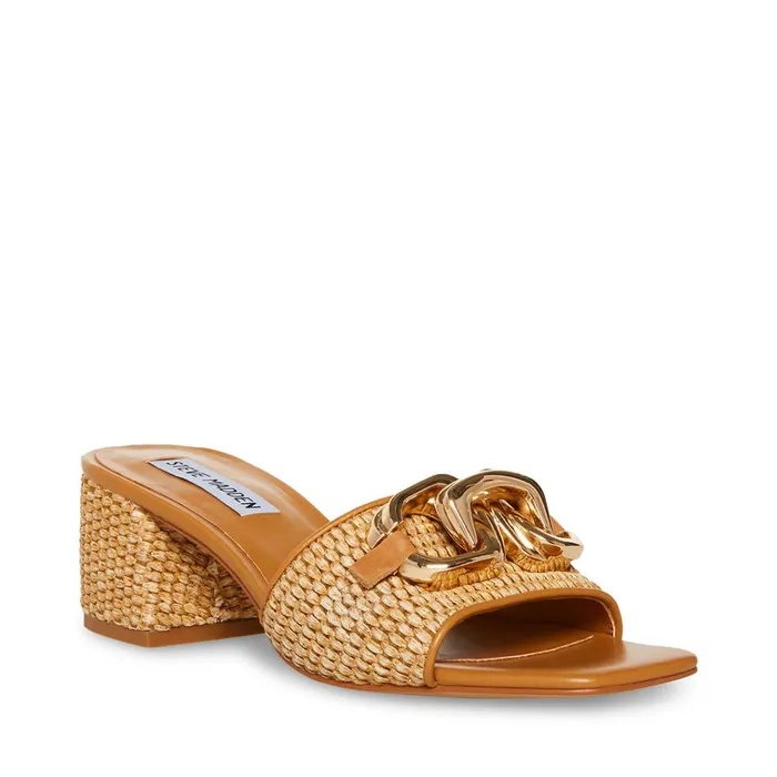 Womens Santana Raffia Steve Madden Heels