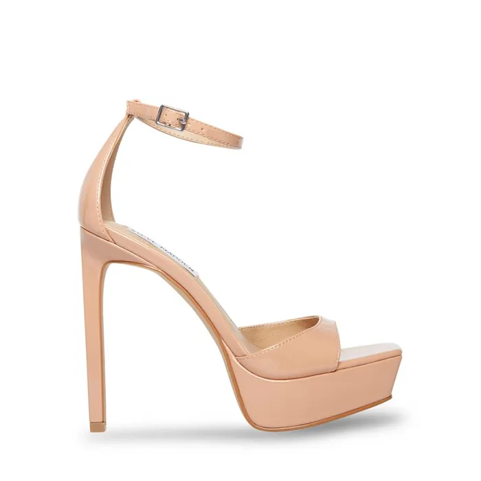 Womens Scorch Blush Patent Steve Madden Heels