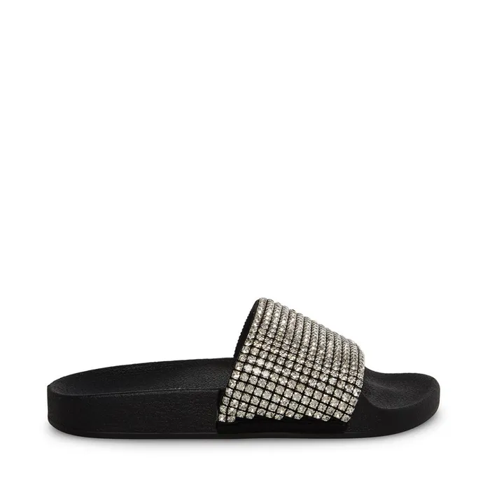 Womens Sign Black Multi Steve Madden Sandals