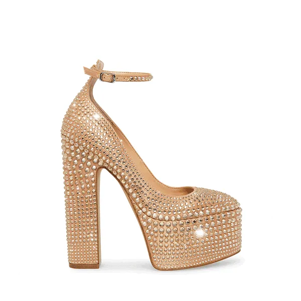 Womens SkyriseR Rhinestones Steve Madden Heels