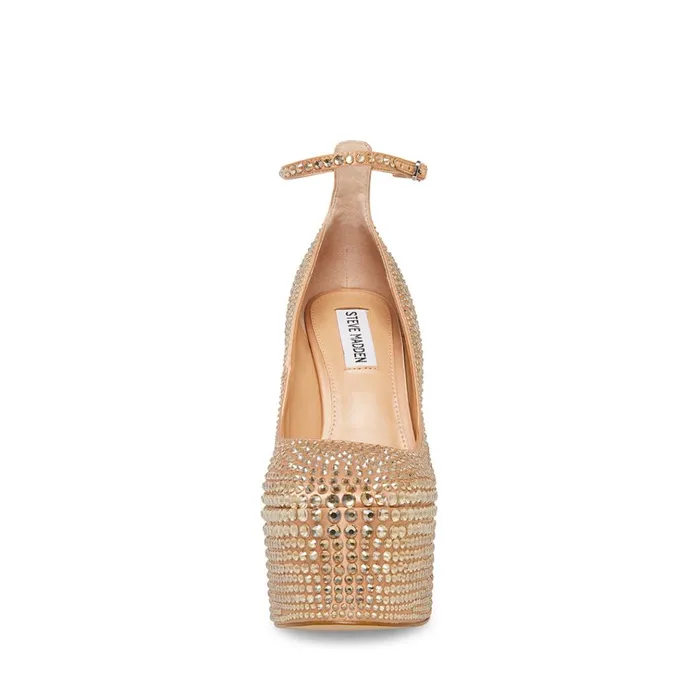Womens SkyriseR Rhinestones Steve Madden Heels