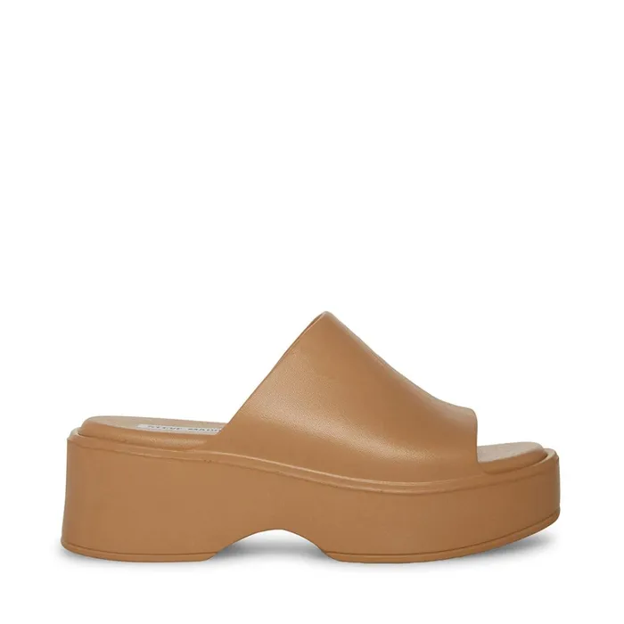 Womens SlinkyJ Tan Steve Madden Sandals