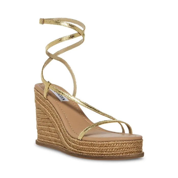 Womens Sommer Gold Steve Madden Sandals