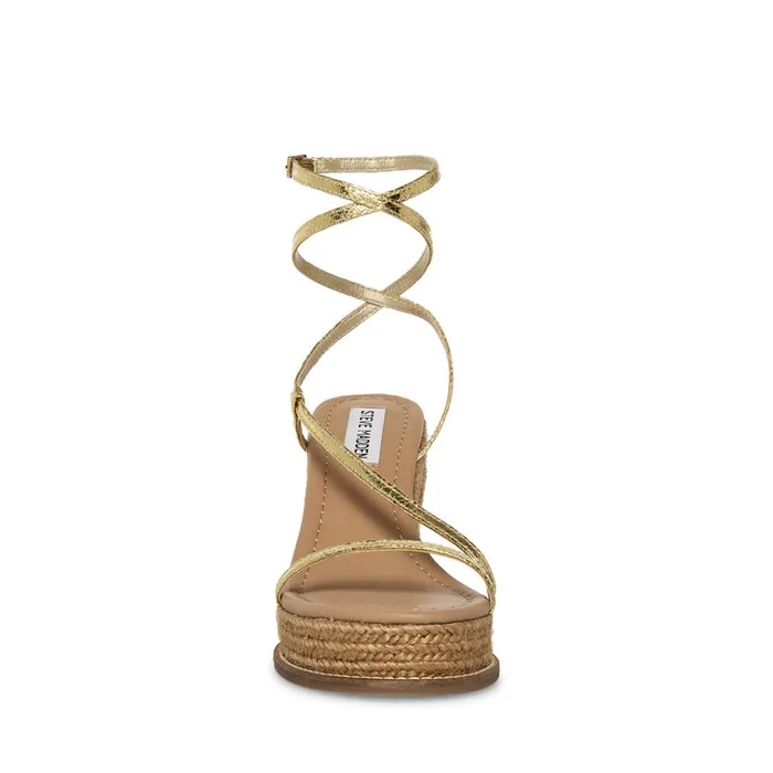 Womens Sommer Gold Steve Madden Sandals