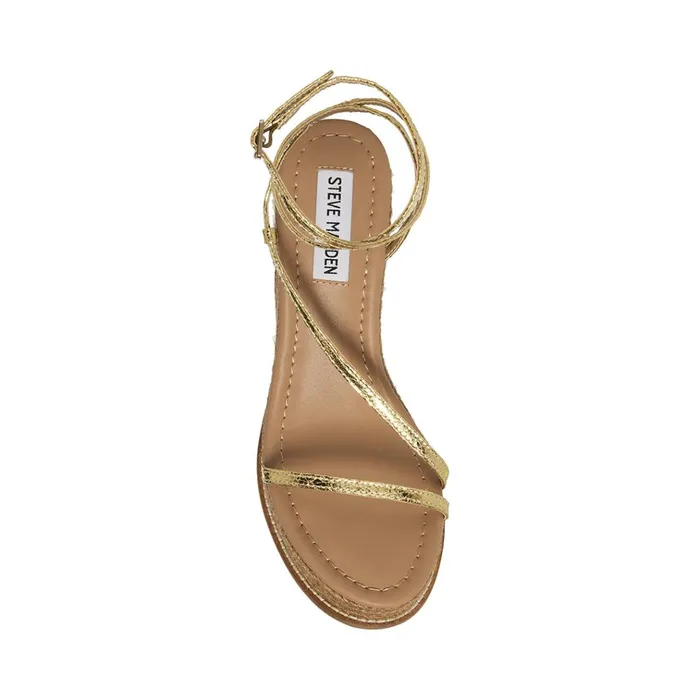 Womens Sommer Gold Steve Madden Sandals