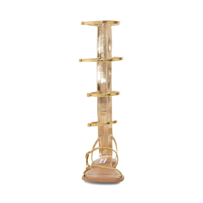 Womens Spartan Gold Steve Madden Sandals