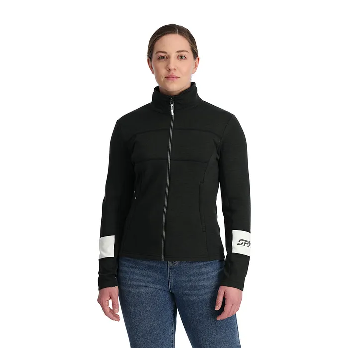 Womens Speed Full Zip 8211 Black Spyder Fleece