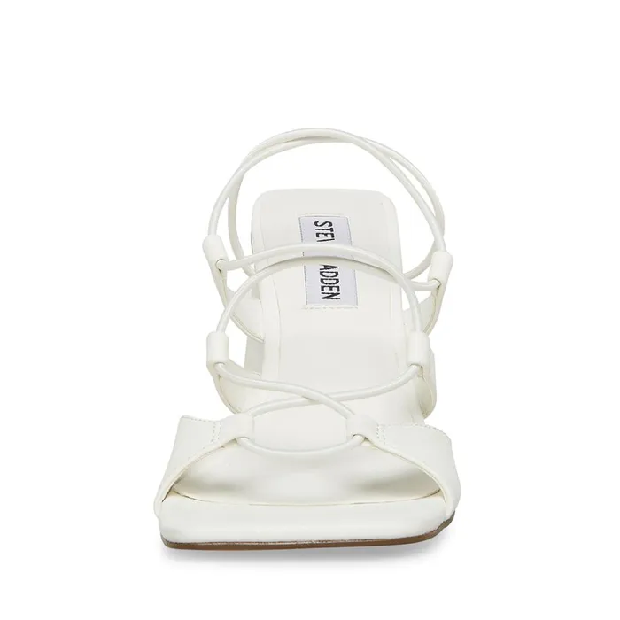 Womens Spunky White Steve Madden Heels