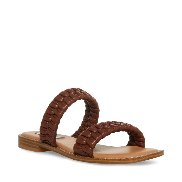Womens Stacie Brown Steve Madden Sandals