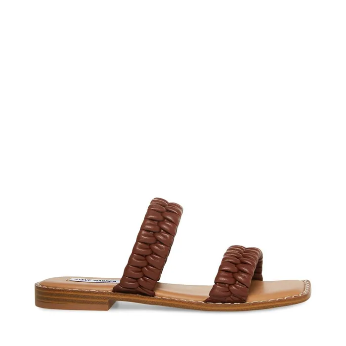 Womens Stacie Brown Steve Madden Sandals