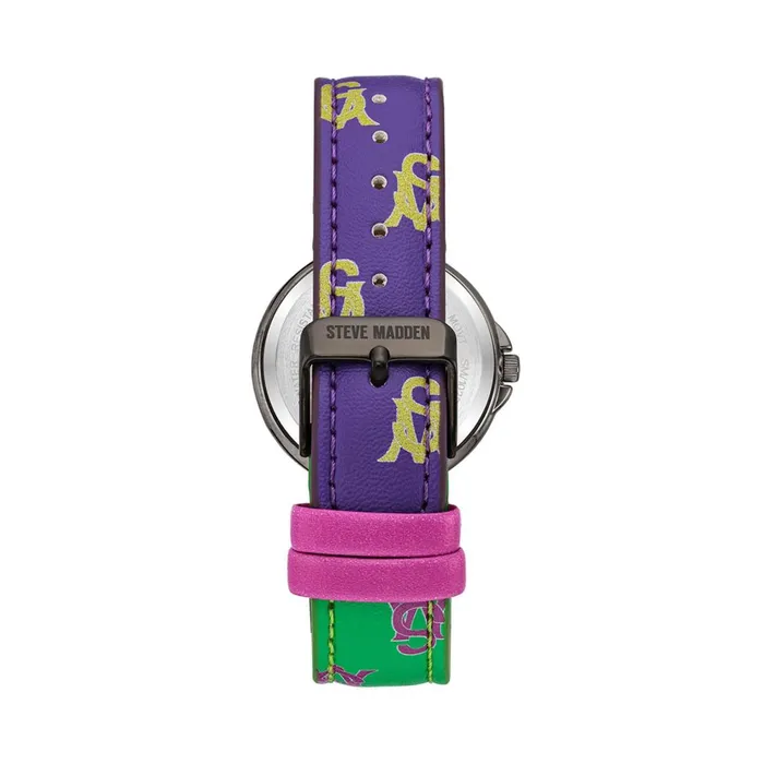 Womens Stacked Logo Watch Multi Steve Madden Watches