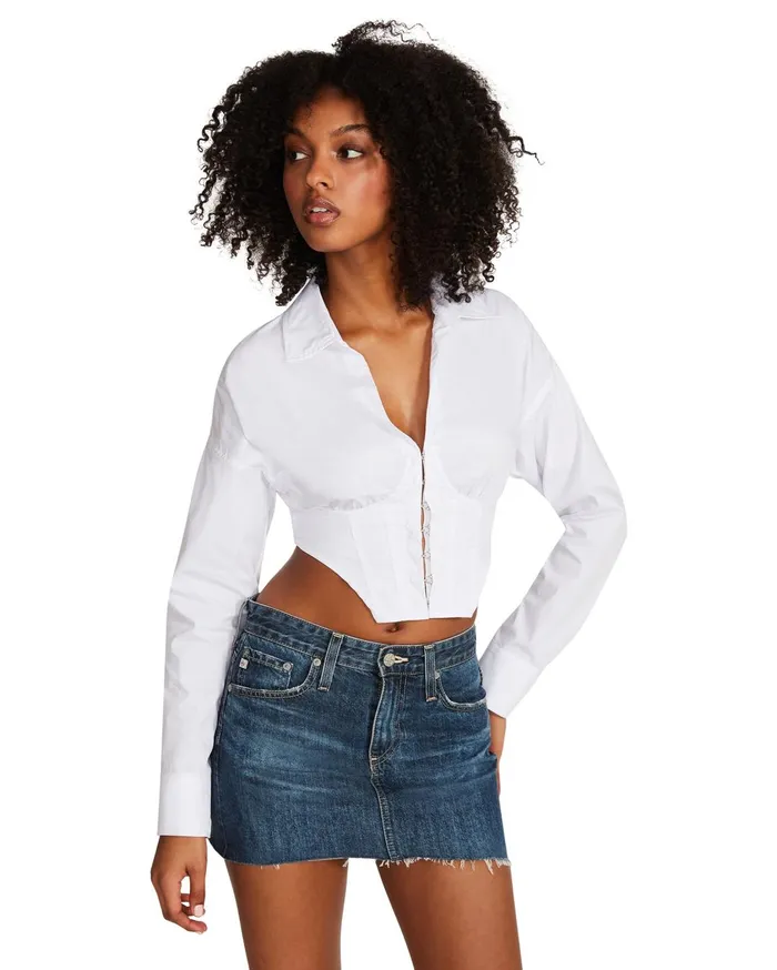 Womens Stassi Top White Steve Madden Tops and Shirts