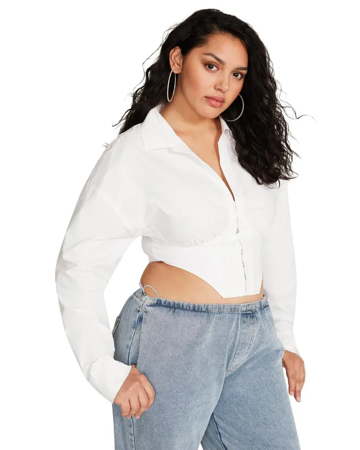 Womens Stassi Top White Steve Madden Tops and Shirts