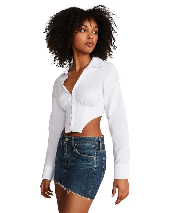 Womens Stassi Top White Steve Madden Tops and Shirts