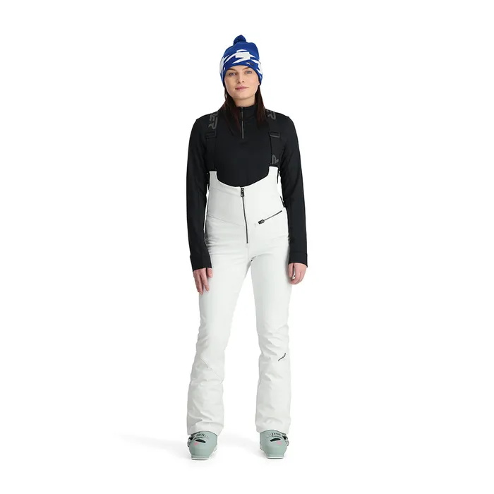 Womens Strutt Bib 8211 White Spyder Pants